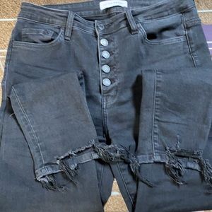 Flying Monkey Stretch Denim Button Fly Jeans